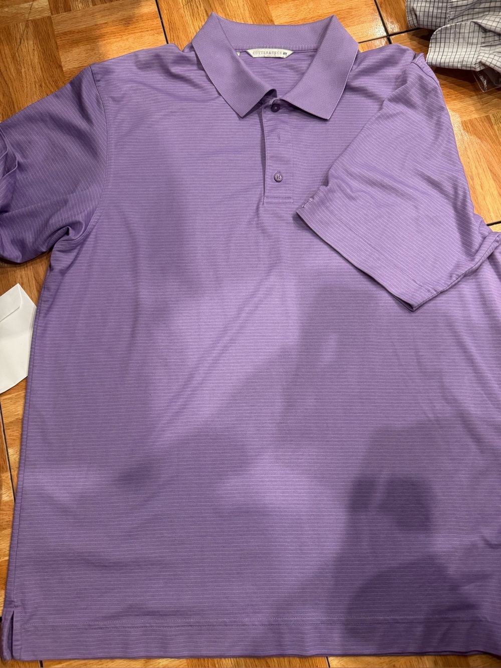CUTTER & BUCK XL LAVENDER POLO SHIRT ( 19)